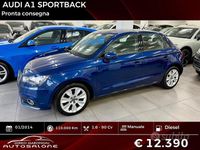 Usata Audi A1 Attraction 90 CV (66 kW) 2014 Blu Utilitaria