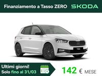 Nuova Skoda Fabia 95 CV (69 kW) 2026 Bianco luna metallizzato nero tulipano p Utilitaria