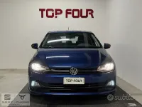 Usata VW Polo R-line 95 CV (69 kW) 2019 Blu Utilitaria