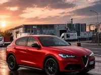 Usata Alfa Romeo Stelvio Super 160 CV (117 kW) 2023 Rosso SUV