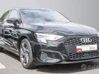 Usata Audi A3 Advanced 110 CV (80 kW) 2021 Nero Berlina