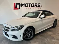 Usata Mercedes C220 AMG line 194 CV (142 kW) 2019 Bianco Cabrio