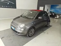 Usata Fiat 500 Lounge 69 CV (50 kW) 2015 Grigio Cabrio