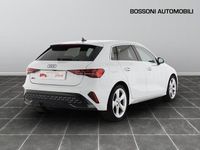 Usata Audi A3 S-Line 150 CV (110 kW) 2024 Bianco ghiaccio metallizzato Berlina