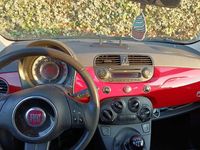 Usata Fiat 500 Lounge 69 CV (50 kW) 2009 Rosso Cabrio