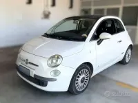 Usata Fiat 500 Lounge 69 CV (50 kW) 2010 Bianco gelato Utilitaria