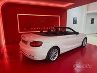 Usata BMW 220 183 CV (134 kW) 2015 Bianco Cabrio