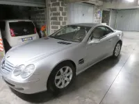 Usata Mercedes SL500 306 CV (225 kW) 2002 Argento Cabrio