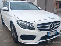 Usata Mercedes C220 AMG 170 CV (125 kW) 2016 Bianco Station wagon