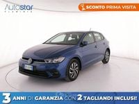 Usata VW Polo Life 95 CV (69 kW) 2023 Blu Berlina