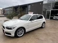 Usata BMW 114 Sport Line 95 CV (69 kW) 2016 Bianco Utilitaria