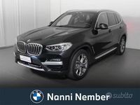 Usata BMW X3 xLine 190 CV (139 kW) 2021 Nero SUV