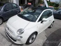 Usata Fiat 500C Lounge 69 CV (50 kW) 2015 Bianco Cabrio