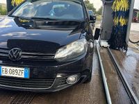 Usata VW Golf VI 105 CV (77 kW) 2010 Nero Utilitaria