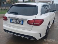 Usata Mercedes C220 AMG 170 CV (125 kW) 2016 Bianco Station wagon