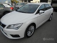 Usata Seat Leon ST Business 110 CV (80 kW) 2017 Bianco Station wagon