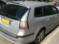 Usata Saab 9-3 Linear 150 CV (110 kW) 2007 Argento Station wagon