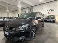 Usata VW Touran Comfortline 105 CV (77 kW) 2015 Nero Monovolume