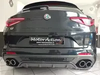 Usata Alfa Romeo Stelvio Quadrifoglio 510 CV (375 kW) 2018 Nero SUV