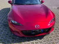 Usata Mazda MX5 Inclusive 184 CV (135 kW) 2021 Rosso Cabrio