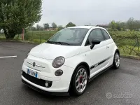 Usata Fiat 500 75 CV (55 kW) 2010 Bianco Utilitaria