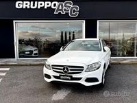 Usata Mercedes C180 116 CV (85 kW) 2015 Bianco Berlina
