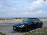 Usata BMW 640 Cabriolet 320 CV (235 kW) 2013 Nero Cabrio