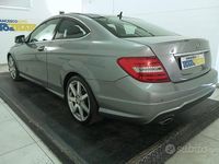 Usata Mercedes C220 Avantgarde 170 CV (125 kW) 2011 Grigio Coupé