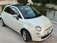 Usata Fiat 500 Sport 75 CV (55 kW) 2009 Bianco Cabrio