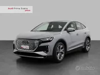 Usata Audi Q4 Sportback e-tron S-Line 210 kW (286 CV) 2024 Grigio SUV