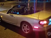 Usata Mazda MX5 110 CV (80 kW) 2002 Grigio Cabrio