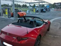 Usata Mazda MX5 Exceed 131 CV (96 kW) 2017 Rosso Cabrio