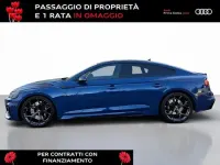 Usata Audi RS5 Sportback Ambiente 450 CV (330 kW) 2024 Blu ascari metallizzato Coupé
