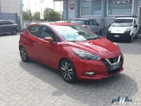 Usata Nissan Micra Tekna 92 CV (67 kW) 2022 Rosso Utilitaria