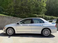 Usata Mitsubishi Lancer Evolution 280 CV (205 kW) 2002 Argento Berlina