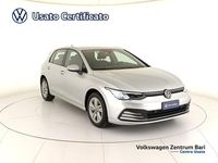 Usata VW Golf VIII Life 115 CV (84 kW) 2021 Argento Berlina