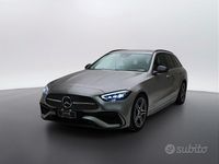 Usata Mercedes C300e Premium Plus 265 CV (194 kW) 2022 Argento mojave metallizzato Station wagon