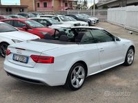 Usata Audi A5 Cabriolet S-Line 177 CV (130 kW) 2015 Bianco Cabrio