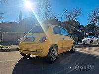 Usata Fiat 500 Sport 101 CV (74 kW) 2009 Giallo Cabrio