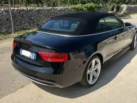 Usata Audi A5 Cabriolet S-Line 177 CV (130 kW) 2014 Nero Cabrio