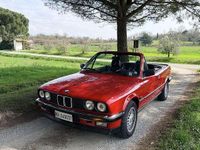 Usata BMW 320 Cabriolet 129 CV (94 kW) 1987 Rosso Cabrio