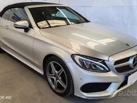 Usata Mercedes C220 Premium Plus 169 CV (124 kW) 2018 Grigio Cabrio