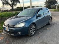 Usata VW Golf VI 110 CV (80 kW) 2008 Blu Utilitaria