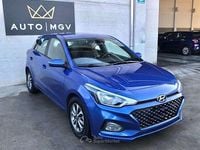 Usata Hyundai i20 75 CV (55 kW) 2020 Blu/azzurro Utilitaria