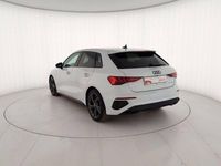 Usata Audi A3 S-Line 150 CV (110 kW) 2021 Bianco metallizzato Berlina