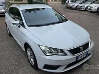 Usata Seat Leon ST Business 115 CV (84 kW) 2018 Bianco Station wagon