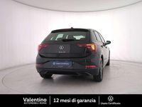 Usata VW Polo Life 95 CV (69 kW) 2022 Nero Berlina