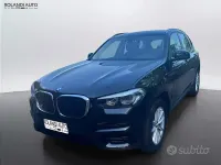 Usata BMW X3 Advantage 190 CV (139 kW) 2018 Nero SUV