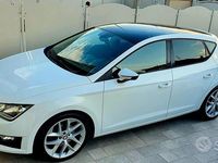 Usata Seat Leon FR 115 CV (84 kW) 2016 Bianco Berlina
