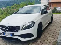 Usata Mercedes A200 AMG line 136 CV (100 kW) 2018 Bianco Berlina